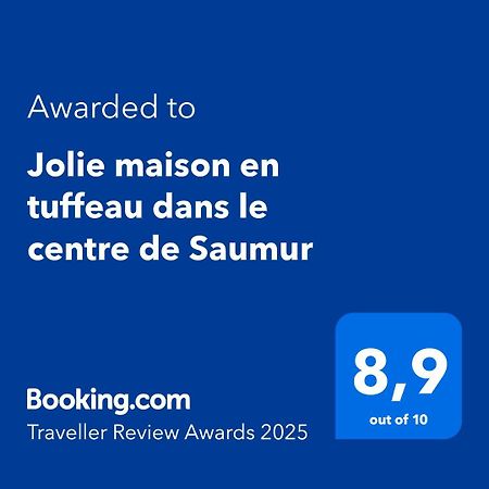 Jolie Maison Tuffeau Centre De Saumur Avec Local Velos Zewnętrze zdjęcie